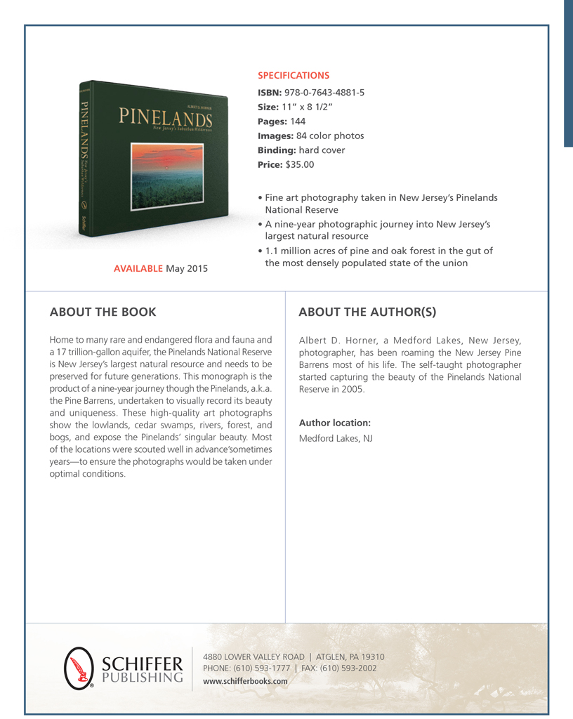           "Pinelands - New Jersey's Suburban Wilderness"